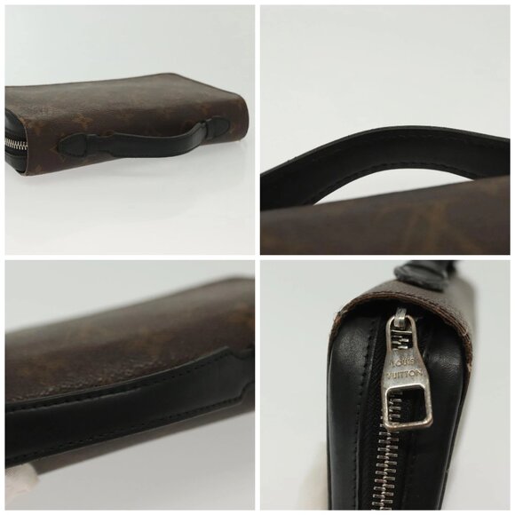 LOUIS VUITTON Monogram Macassar Zippy XL Long Wallet M61506 LV Auth 140217 - Picture 16 of 16